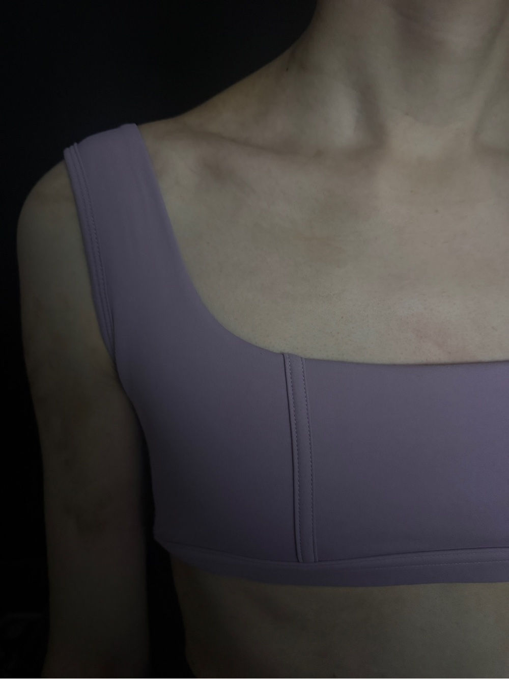 Popflex Women's Square-Neck Bralette in Mauve - Unbranded